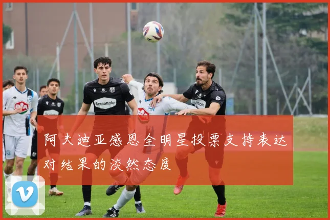 阿夫迪亚感恩全明星投票支持表达对结果的淡然态度